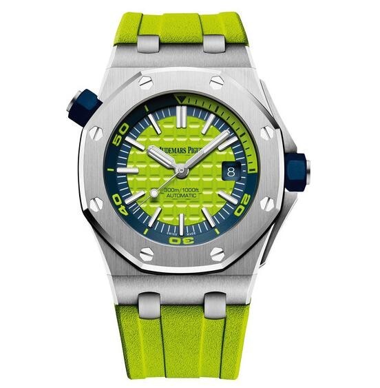 AAA Replica Audemars Piguet Royal Oak Offshore Diver Green Watch 15710ST.OO.A038CA.01